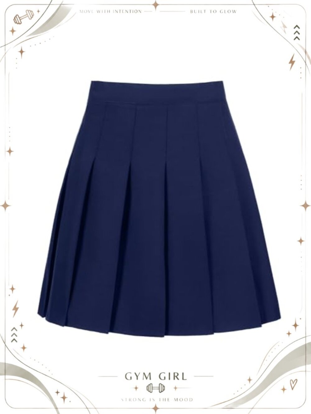 Pleated Tennis Skirt High Waisted A-Line Skort with Shorts Uniform Athletic Golf